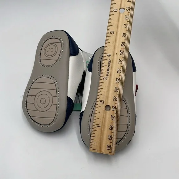 NWT Surprize by Stride Rite Infant Baby Boys Sneakers - Size 6-12M - White/Blue - Picture 6 of 11